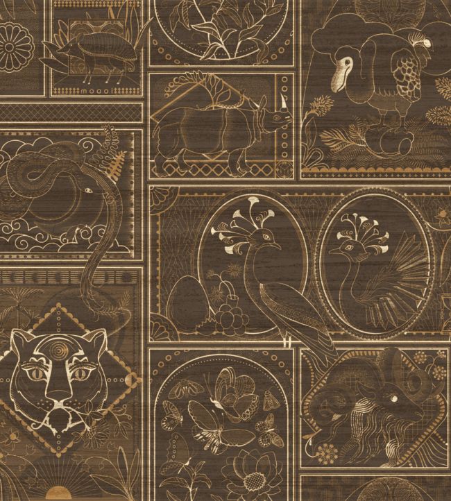 Golden Tiger Wallpaper by Moooi Makore