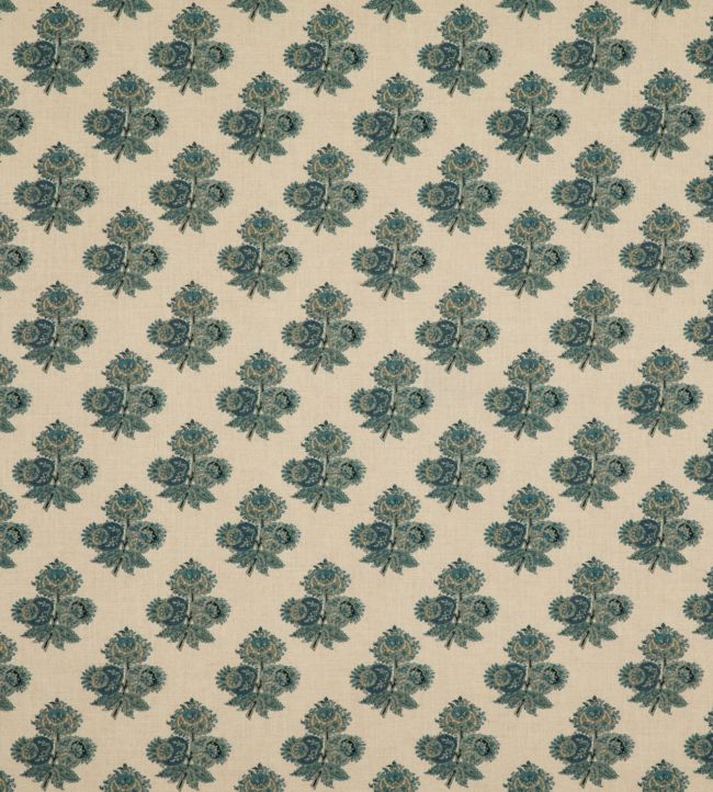 Poppy Paisley Fabric by GP & J Baker Indigo