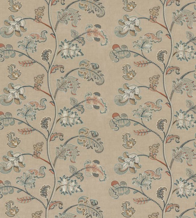 Alderwood Fabric by GP & J Baker Teal