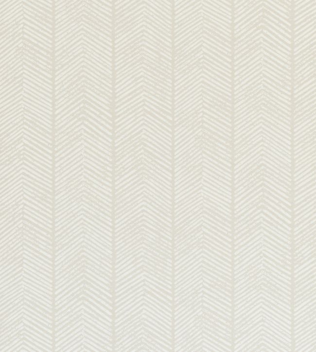 Herringbone Wallpaper by GP & J Baker Stone