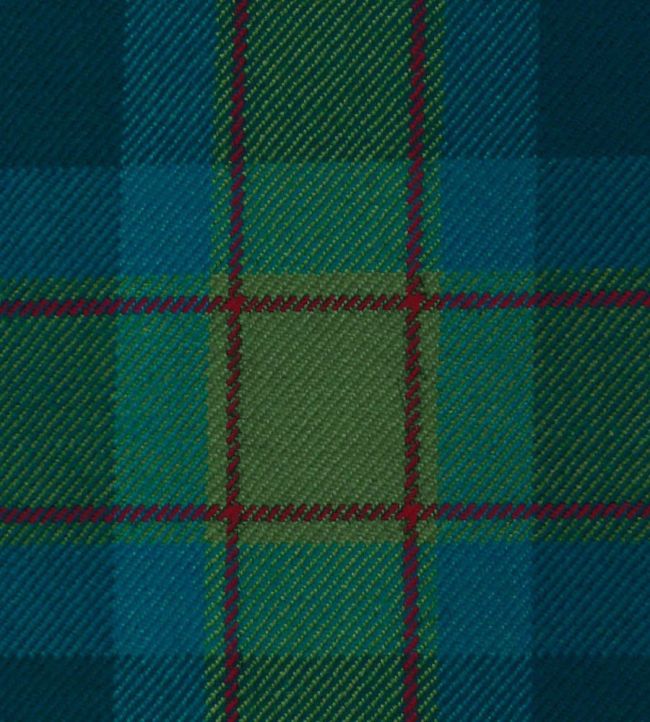 Grampian Mod Fabric by The Isle Mill Blue/Green