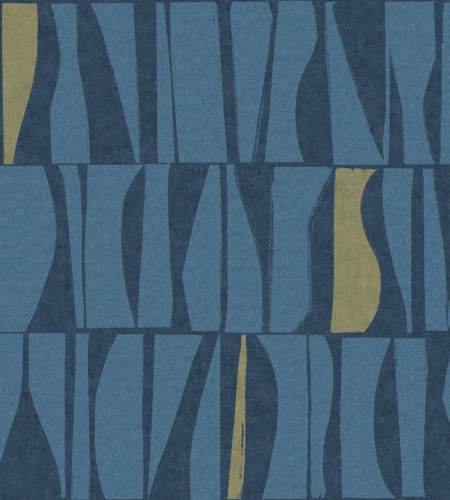 Grande Nordic Fabric by Arley House Cobalt