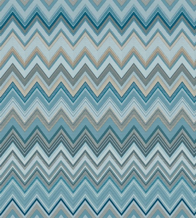 Happy Zigzag Wallpaper in 5 by Missoni Home Wallcoverings Jane Clayton