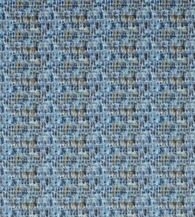 Kelambu Fabric by Harlequin Indigo/Pebble