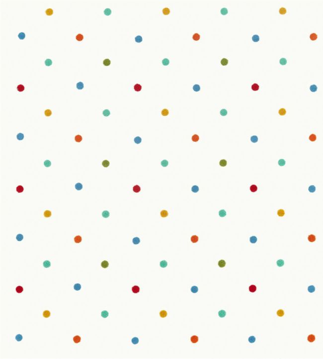 Bon Bon Fabric by Harlequin Poppy/Marine/Aqua/Gecko