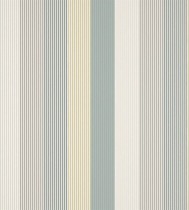 Funfair Stripe Fabric by Harlequin Calico/Cloud/Pebble/Duckegg