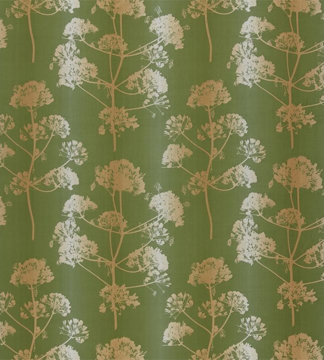 Angeliki Fabric by Harlequin in Emerald/Gold Jane Clayton