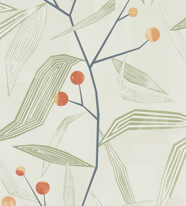 Entity Wallpaper by Harlequin in Brick/Ochre Jane Clayton