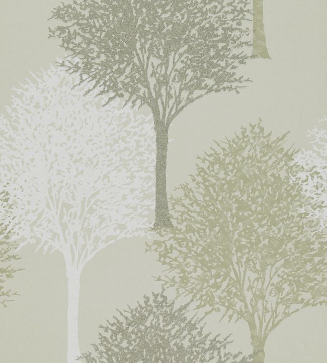 Entice Wallpaper by Harlequin Silver Sparkle/Putty/White