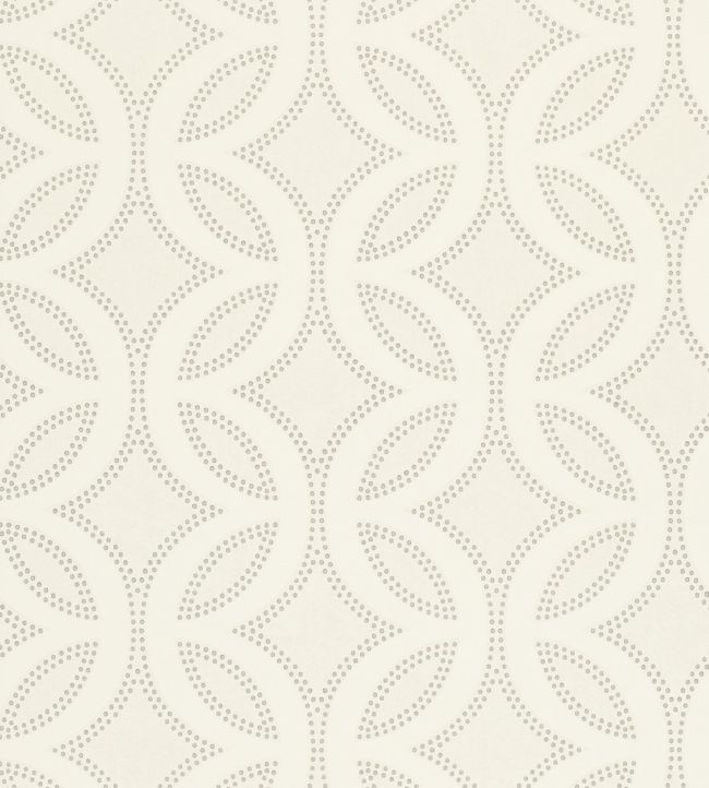 Caprice Wallpaper by Harlequin in Chalk, Pearl, Silver | Jane Clayton