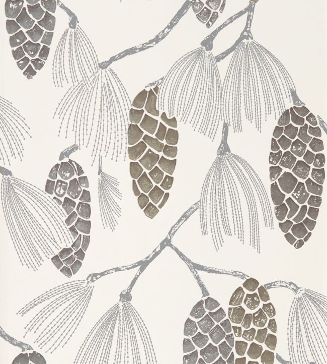 Epitome Wallpaper by Harlequin in Gilver/Silver/Chalk Jane Clayton