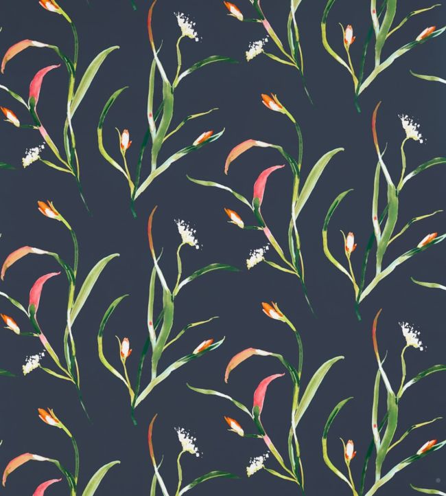 Saona Fabric by Harlequin Papaya/Cassis