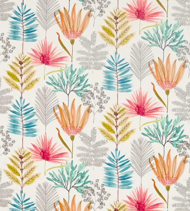Yasuni Fabric by Harlequin Paprika/Kiwi