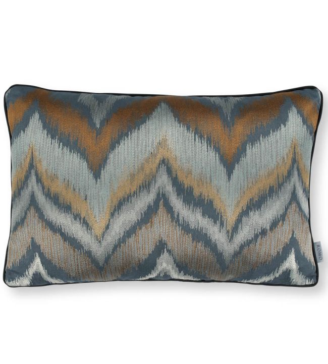 Hazuri Cushion 40 x 60cm by Romo Gunmetal