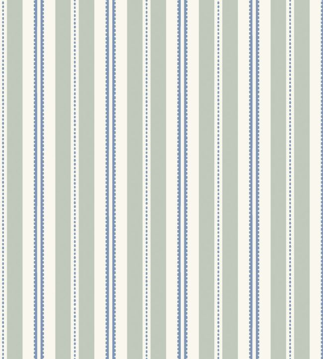 Hedda Wallpaper by Borastapeter Green/Blue