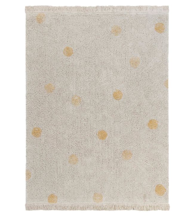 C-HIDO-HNY-Hippy Dots Natural-Rugs-Honey Honey