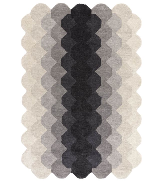 Asiatic Hive rug Charcoal HIVE120170CHAR Charcoal
