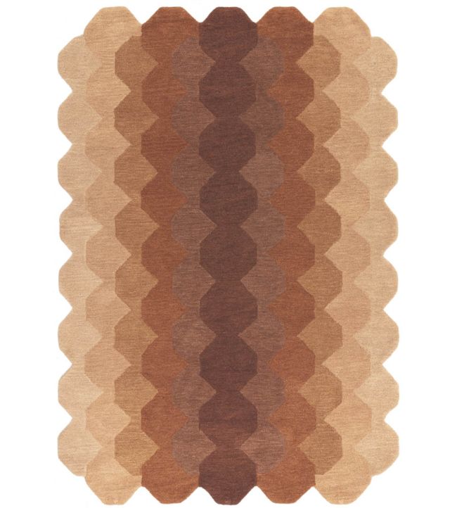 Asiatic Hive rug Rust HIVE120170RUST Rust
