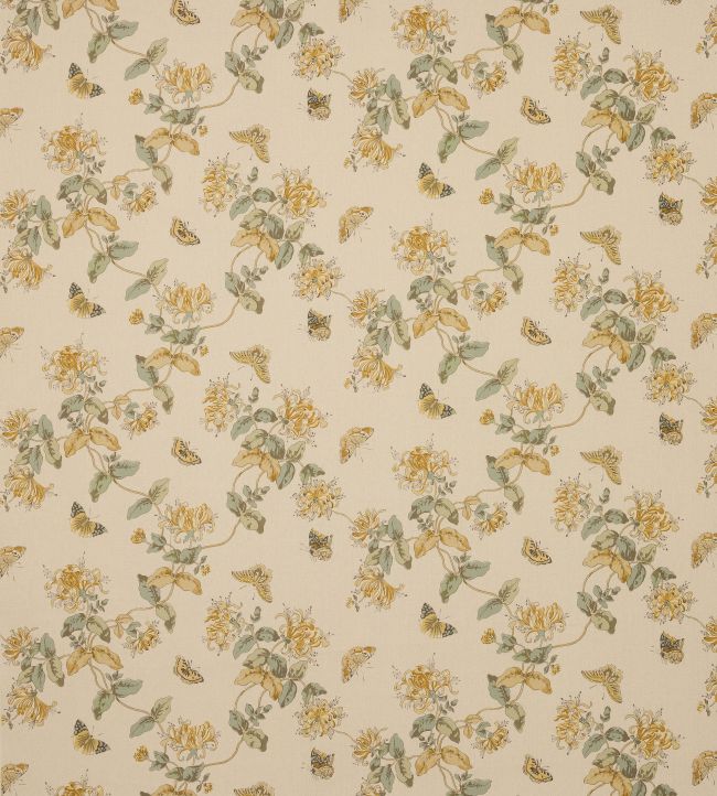 Honeysuckle Fabric in Gold/Sage by Colefax and Fowler Jane Clayton