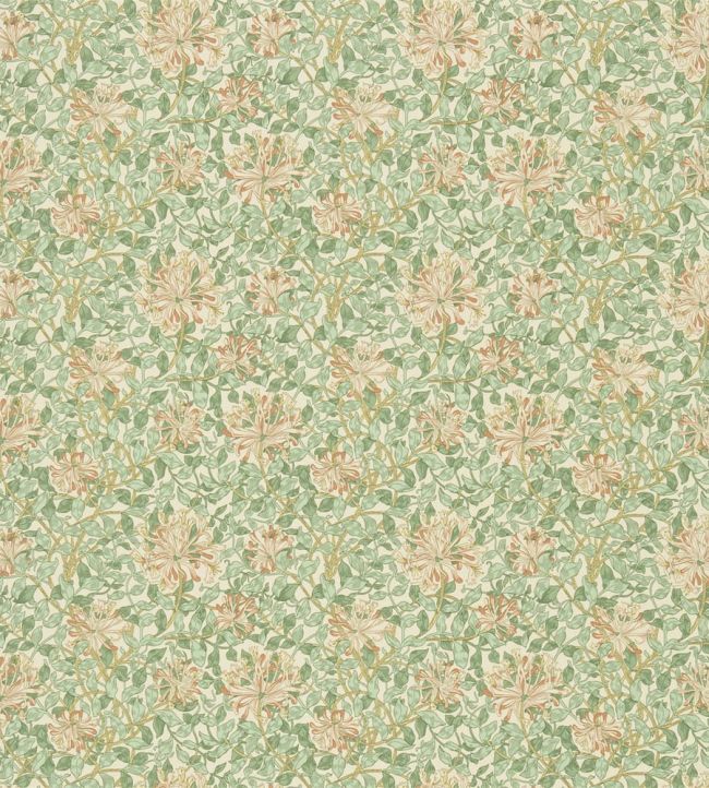 Honeysuckle Fabric by Morris & Co Artichoke/Plaster