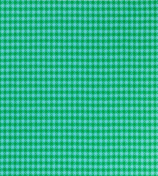 Houndstooth Fabric by Johnstons of Elgin Emerald