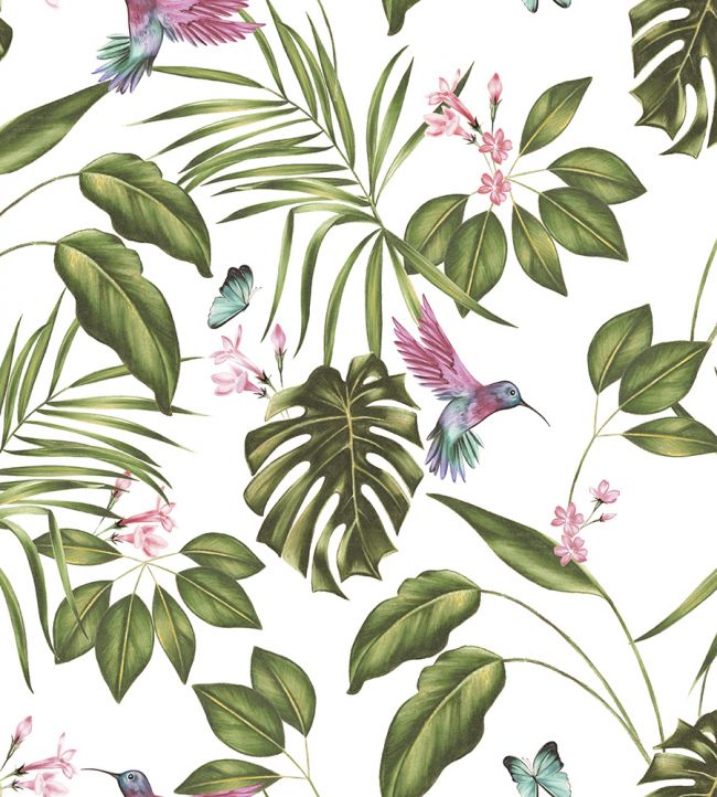 Hummingbird Wallpaper by Ohpopsi Wilderness White