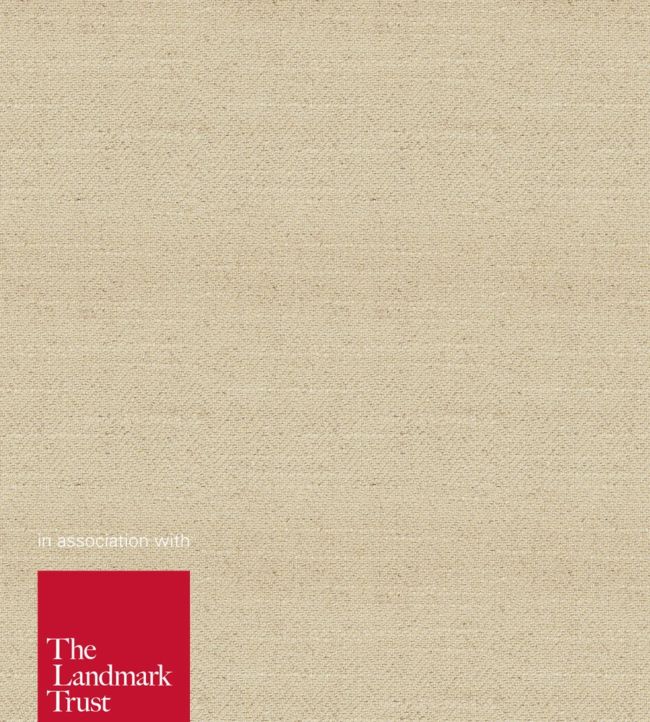 1485 Herringbone Fabric by Ian Mankin Parchment