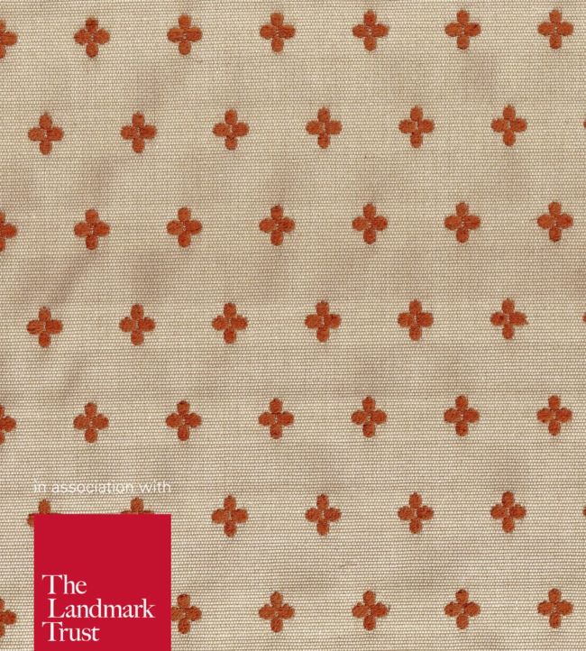 Laughton Fabric by Ian Mankin Russet