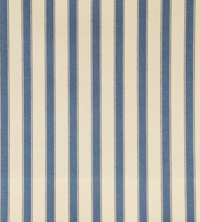 Ticking 2 Fabric by Ian Mankin Airforce