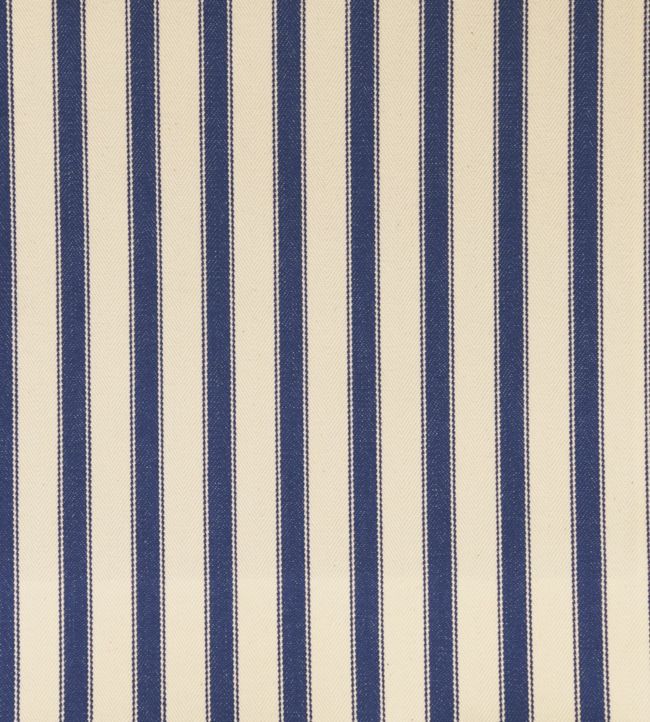 Ticking 2 Fabric by Ian Mankin Navy