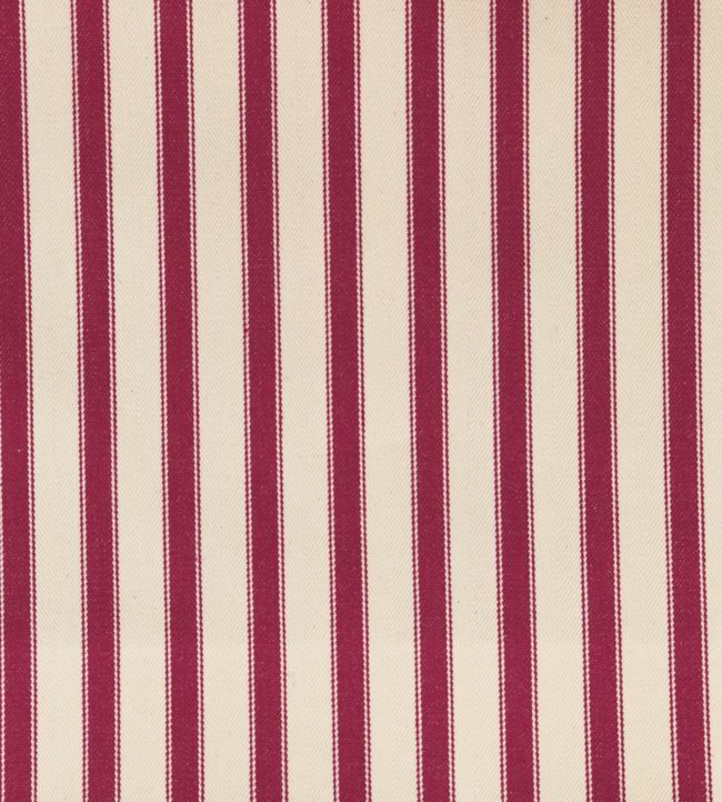 Ticking 2 Fabric by Ian Mankin Peony