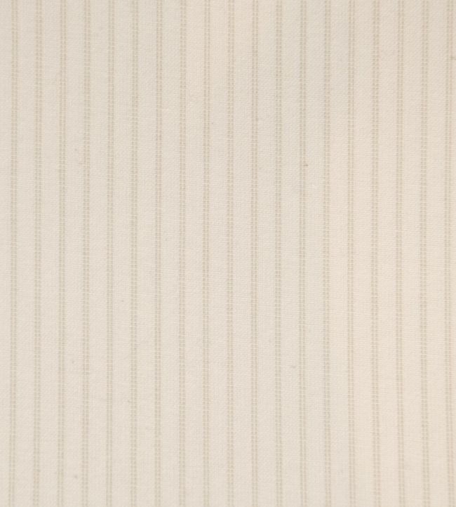 Lining Stripe Fabric by Ian Mankin Cream
