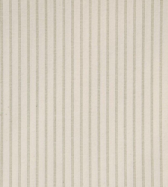 Lining Stripe Fabric by Ian Mankin Sage