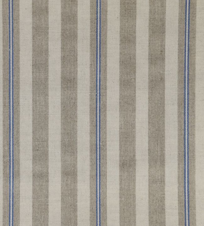 Spencer Stripe 2 Fabric by Ian Mankin Indigo