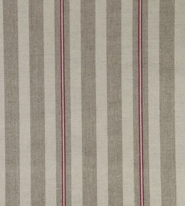 Spencer Stripe 2 Fabric by Ian Mankin Peony