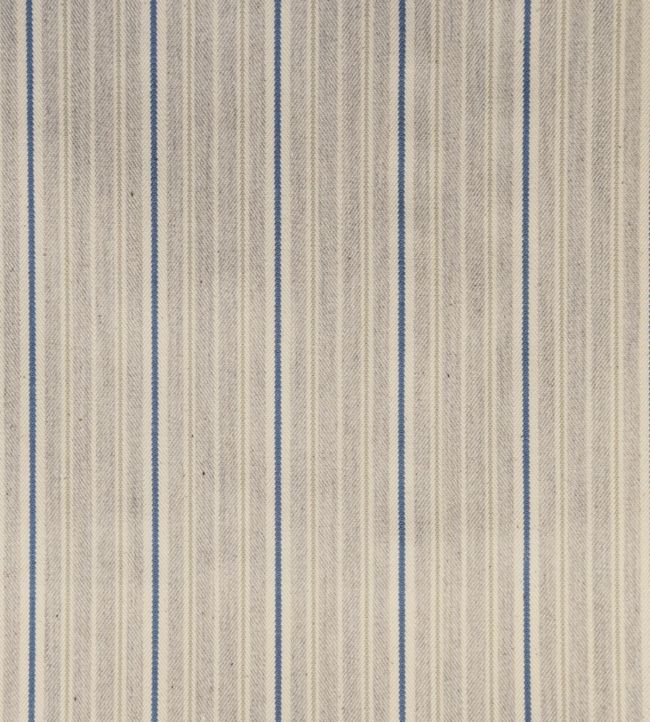 Vintage Stripe 4 Fabric by Ian Mankin Airforce