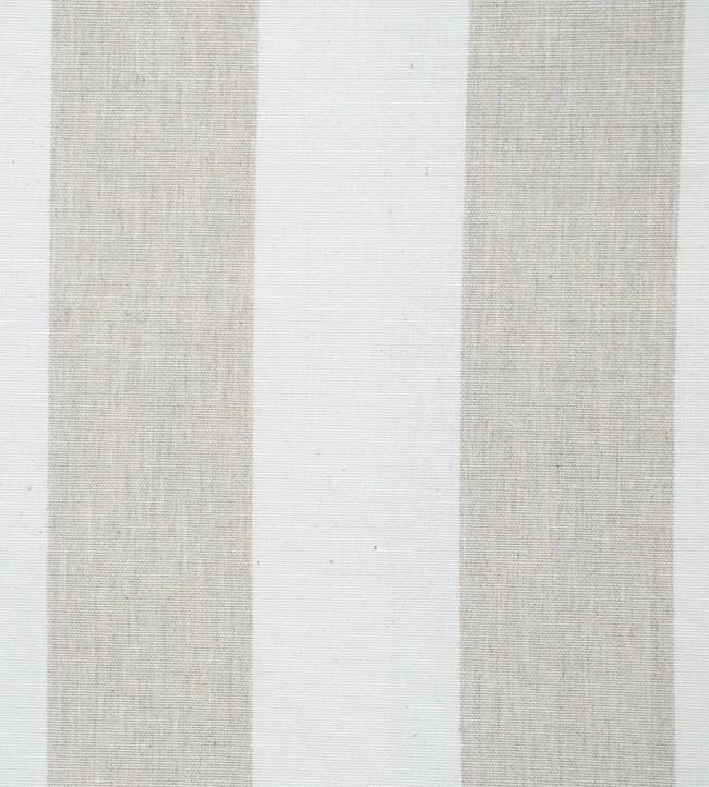 Devon Stripe Fabric by Ian Mankin Cream