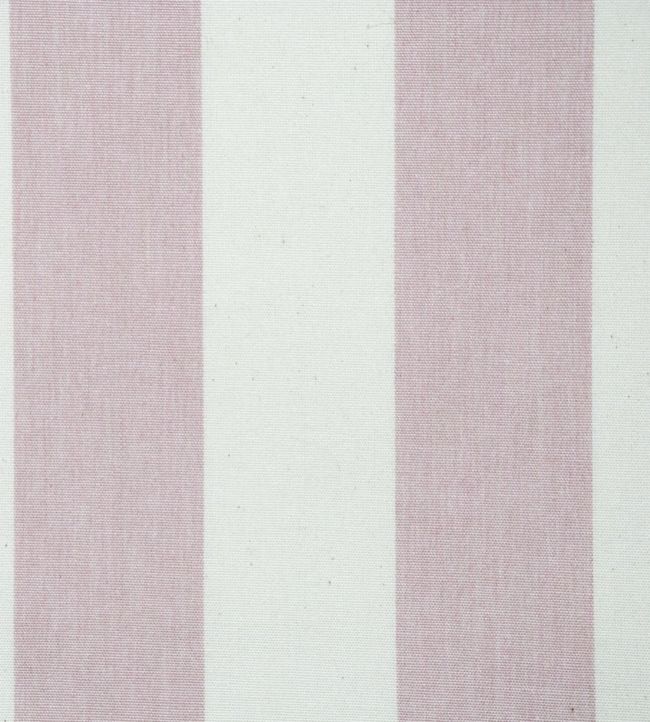 Devon Stripe Fabric by Ian Mankin Pink