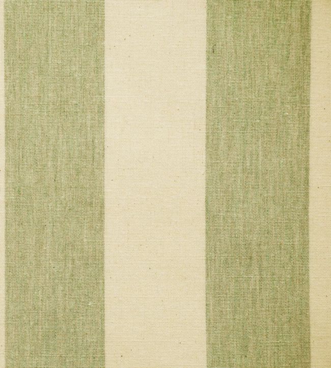 Devon Stripe Fabric by Ian Mankin Sage