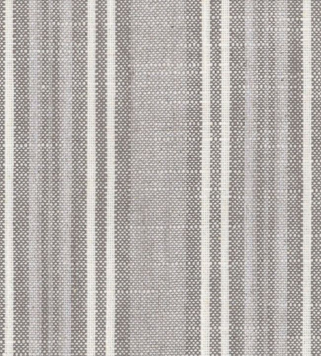 Jura Stripe Fabric by Ian Mankin Grey