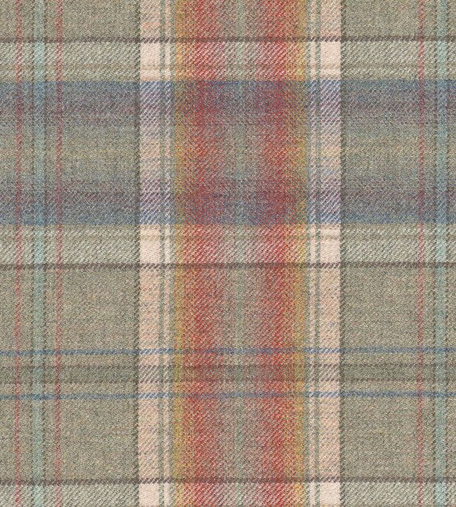 Galloway Plaid Fabric by Ian Sanderson Heathland