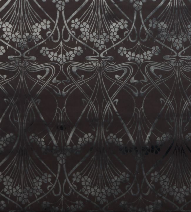 Ianthe Velvet Fabric by Liberty Pewter