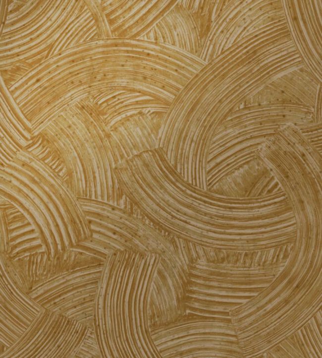 Impasto Wallpaper by Arte Warm Gold