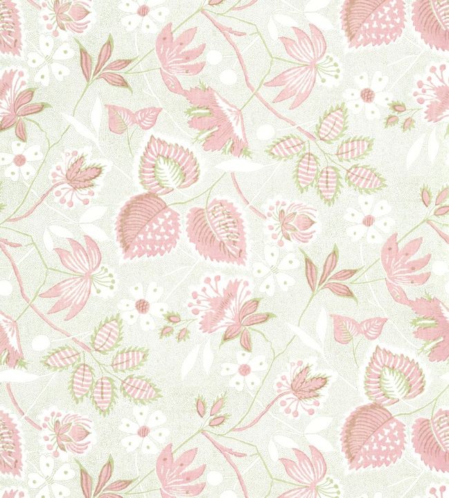 Indienne Hazel Wallpaper by Anna French Blush