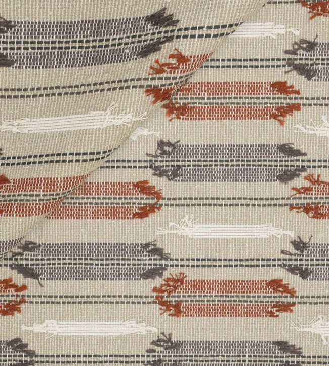 Isadora Fabric by Jim Thompson No.9 Earth Tones