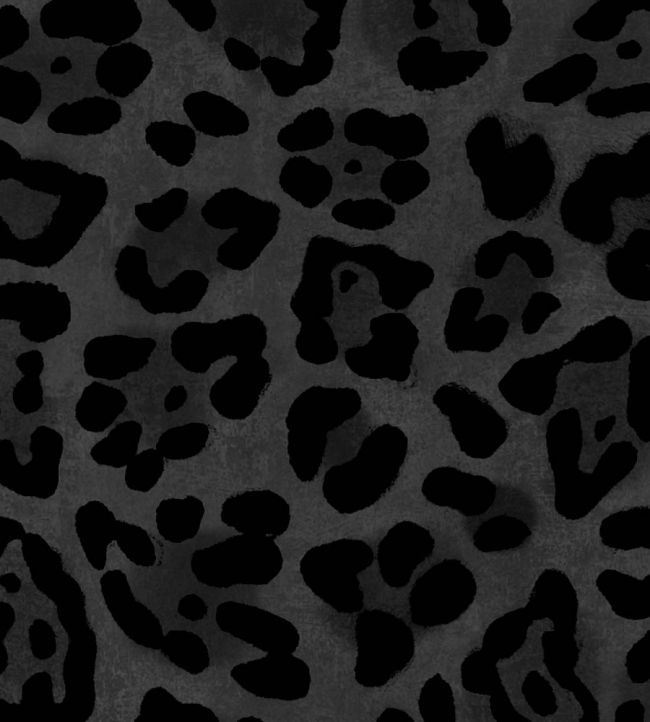 Jaguar Spot Velvet Fabric by Avalana Noir