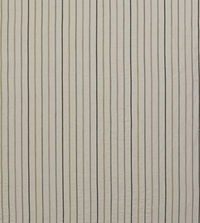 Maddox Stripe Fabric by James Hare Natural