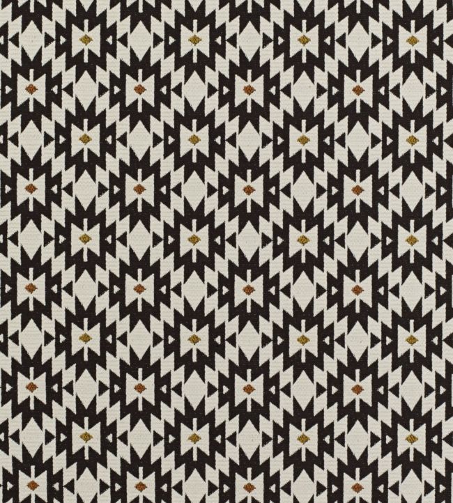 Piccadilly Fabric by James Hare Black