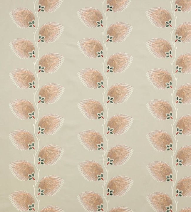 Lelani Fabric by Jane Churchill in Silver / Pink Jane Clayton