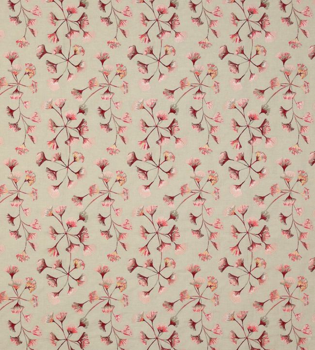 Ginkgo Fabric by Jane Churchill Red